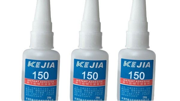 KJ-150高強度粘塑料快干膠_撕拉測試可達破材效果